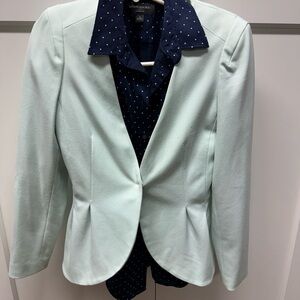 Mint green blazer